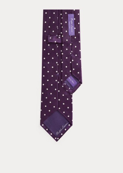 Ralph Lauren Polka-Dot Silk Satin Slips Herre Danmark (ATFZX4716)